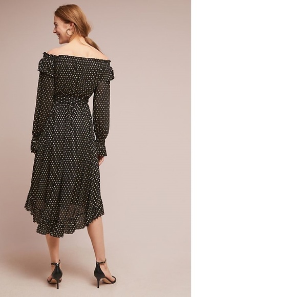 Anthropologie SHOSHANNA MEDLEY  SHOULDER DRESS 8P NEW NWT - Picture 2 of 7